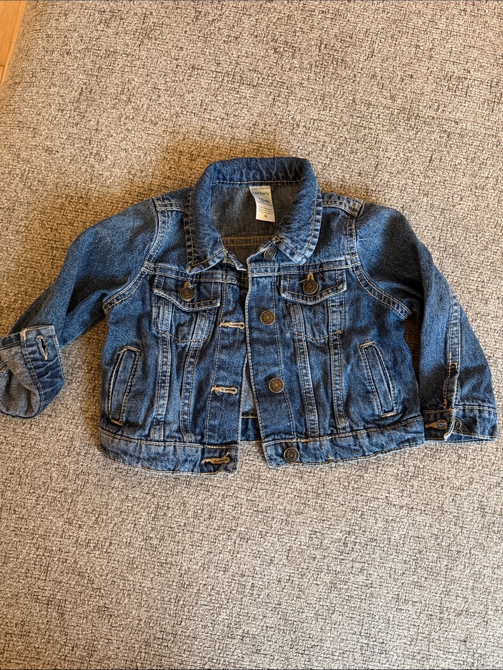 Carter's Dark Blue Denim Jacket for Kids